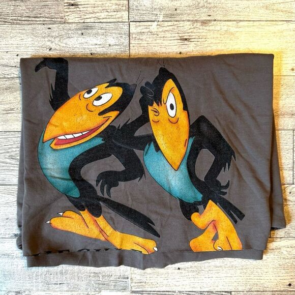 Heckle and Jeckle, Vintage, Cropped Short Sleeve Tee, OSFM - Picture 13 of 16